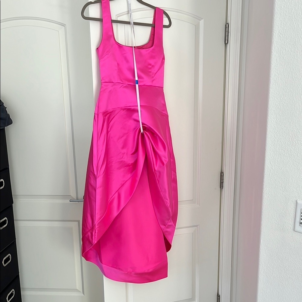 Cynthia Rowley Fuchsia High Low Dress